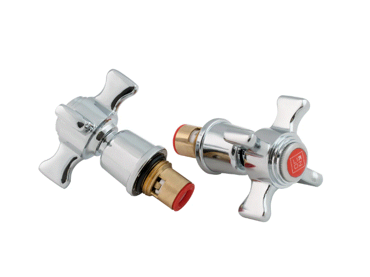 Кран-букса для смесителя Repair 22, Chrome, 1/2 пара LDREP22CRM22151 Lidz