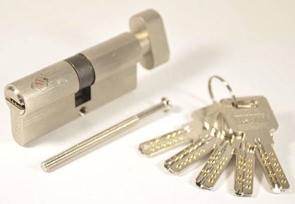 Цилиндр ключ-поворотник KEDR M80 ZСN(40T*40)