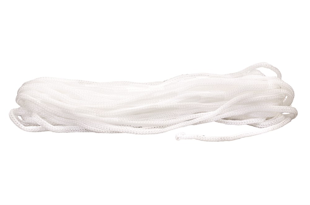Шнур бытовой ф 4мм (10м) полиэстр. белый (уп.-12 шт.)