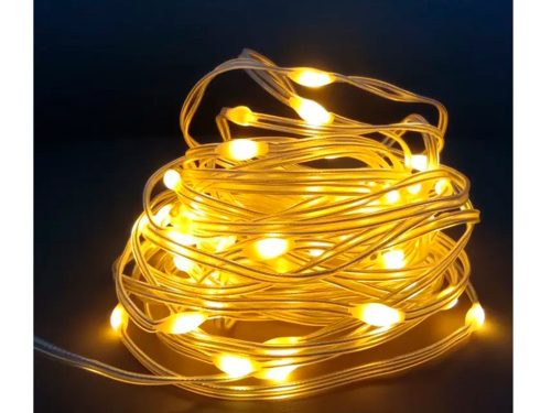 Гирлянда FAIRY-10 30 Вт 10 м 3000 K 5 В/220 В IP65 Horoz