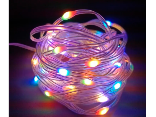 Гирлянда FAIRY-10RGB 20 Вт 10 м 5 В/220 В IP65 Horoz