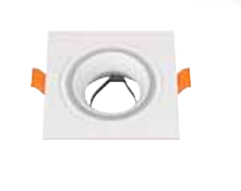 Светильник встроенный ANEMON-2 GU10 Max.50 Вт 230V IP20 d-85мм белый квадрат./1/100