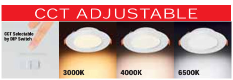 Светильник встроенный LED ALEXIS-18 3CCT 3000K-6500K 1660Lm 170-265V d-140мм белый кругл./30