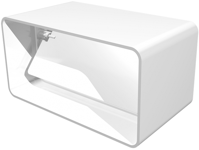 Соединитель с обратным клапаном пластик, 60х120