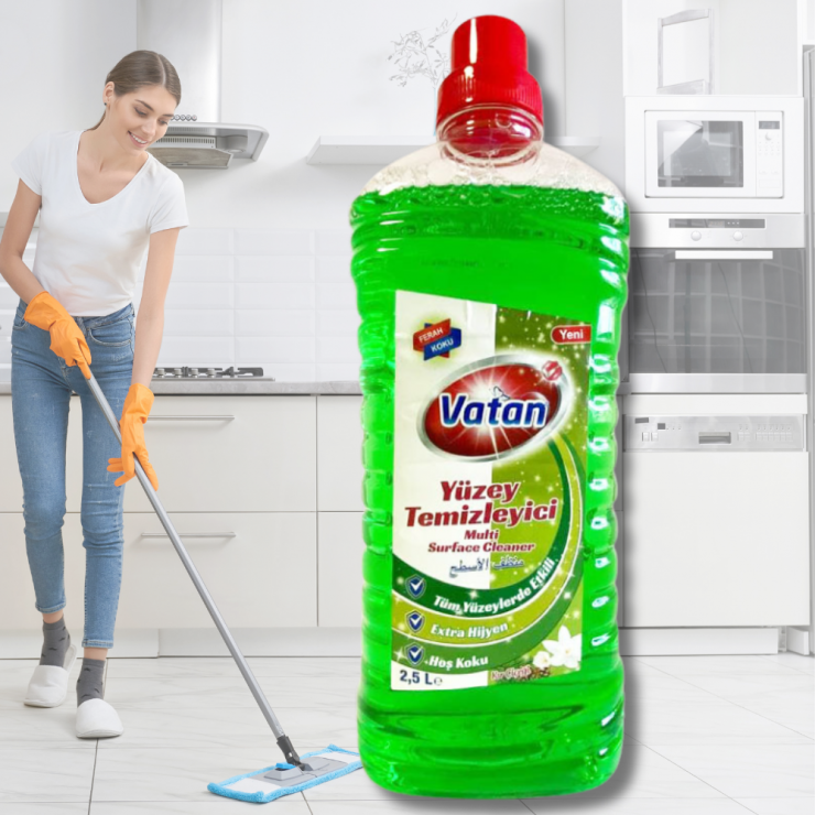 Средство для мытья полов/очиститель поверхностей Белоснежный цветок1 л. ТМVatan ( уп.12шт)