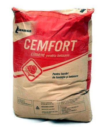 Цемент CEMFORT М-400 40кг. 40 шт. пал. (Lafarge-Резина)