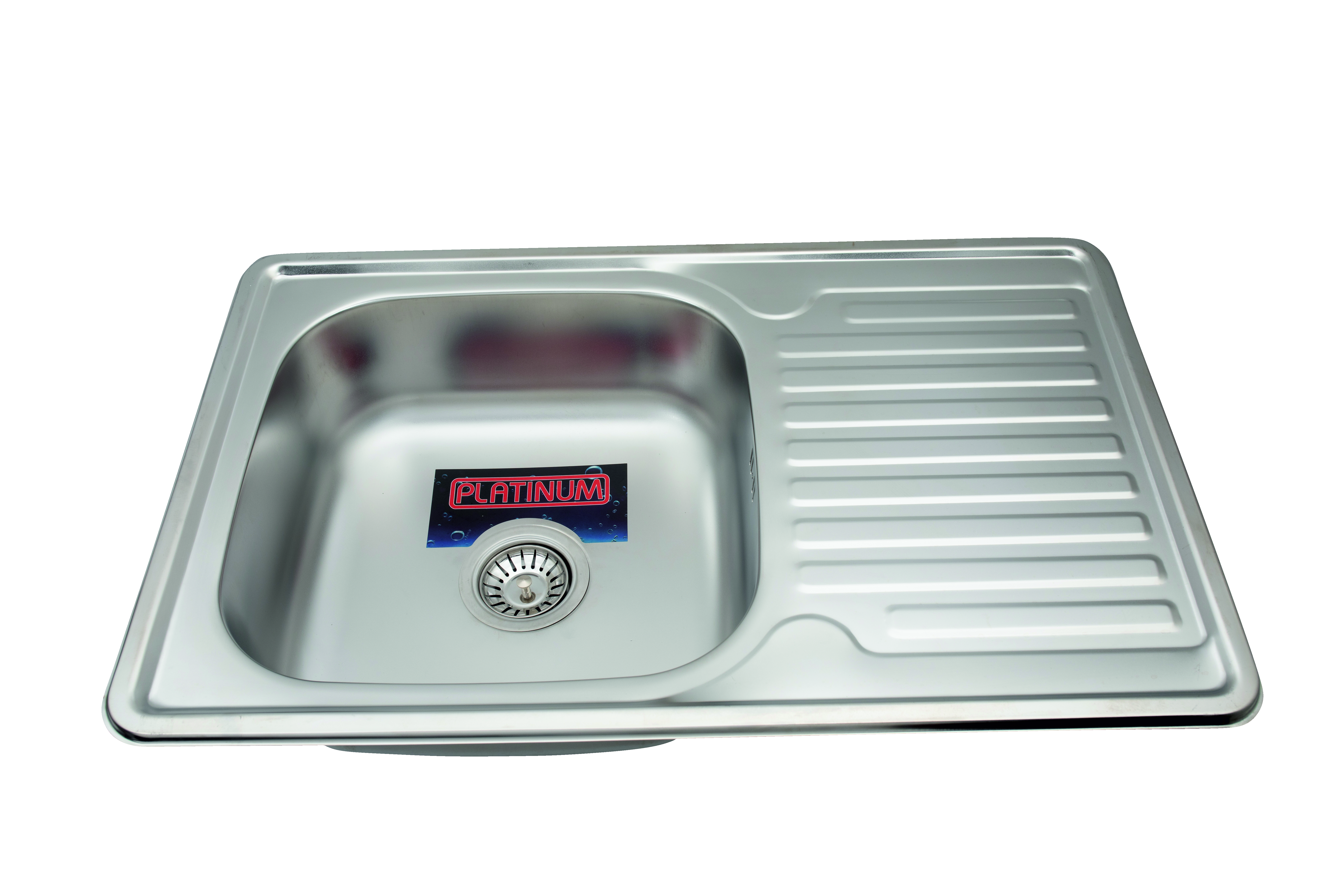 Кухонная мойка Platinum (770*500*160) Satin 0,8мм