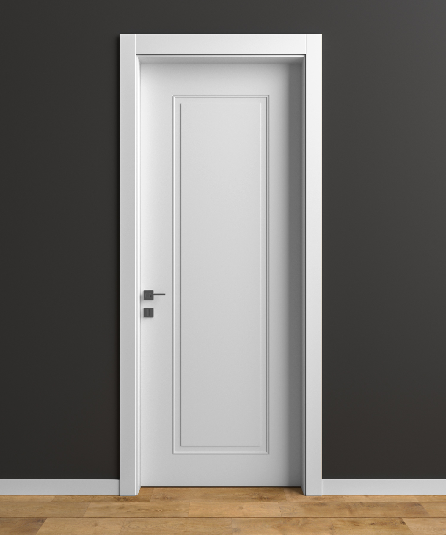 Дверное полотно CUBIC 9030 SATIN WHITE/BEYAZ 2000*70 глухое