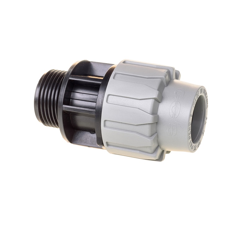 Муфта компрессионная для ПЭ d. 40 х 1 1/2 (п) (80 шт) ТМ COS