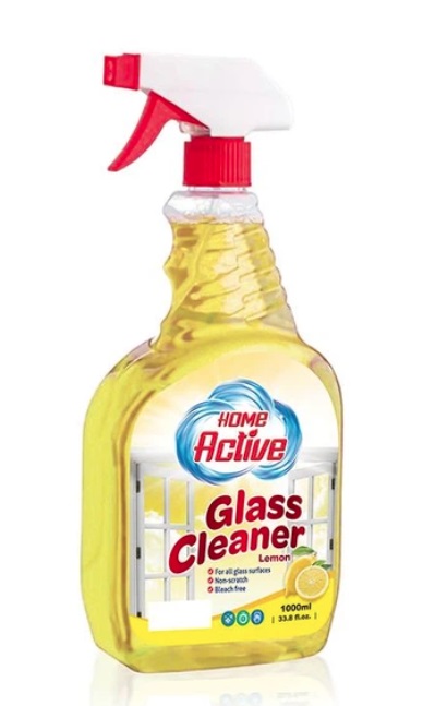 Срей д/мытья стекол 1л лимон HOME AKTIVE GLASS CLEANER