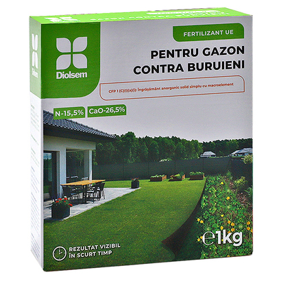 Удобрение гранулат д/газона п/сорняков (1кг)