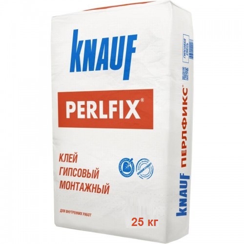 Гипсовый клей PERLFIX 25кг (50 шт/пал) ТМ Knauf