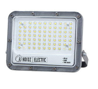 Прожектор светодиодный SMD LED (серый) 50W 6400K 6500Lm IP65 MARGAY-50