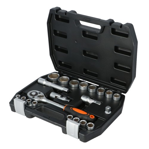 Набор головок торцевых 22шт. 1/2 CR-V FASTER TOOLS