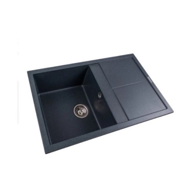 Кухонная МОЙКА каменная 7950 PLATINUM SELENA черный