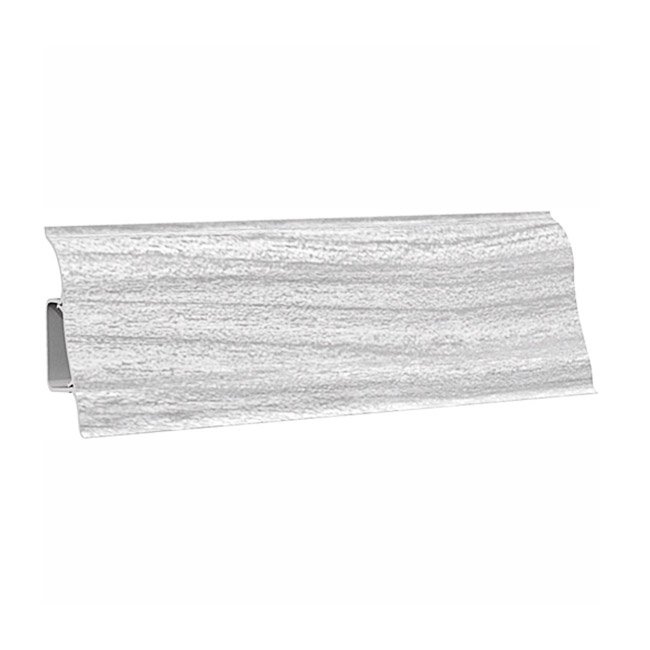 Плинтус ПВХ № 004 (уп.50шт) ясень серый