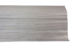 Плинтус ПВХ № 005 (уп.50шт) пепельно-серый