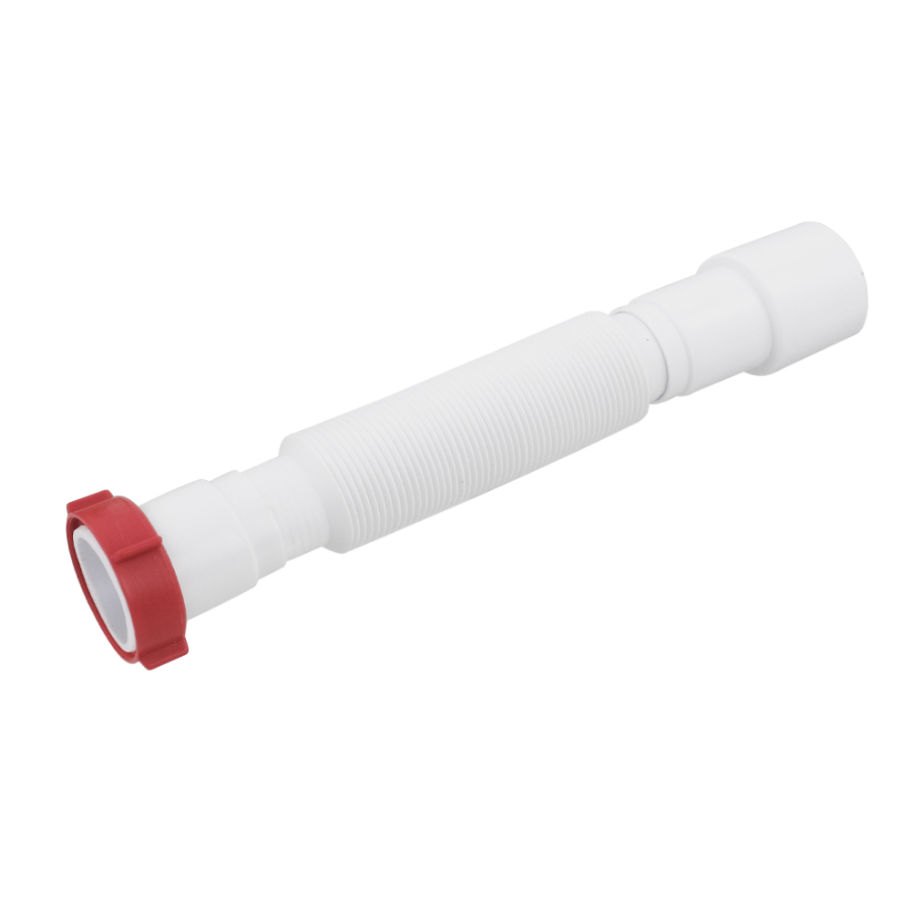 Гофротруба соединительная с нак.гайкой 1х1/2*40/50 L = 310-650мм (120шт/уп) PM 41 GT 10 03 ТМ PLM