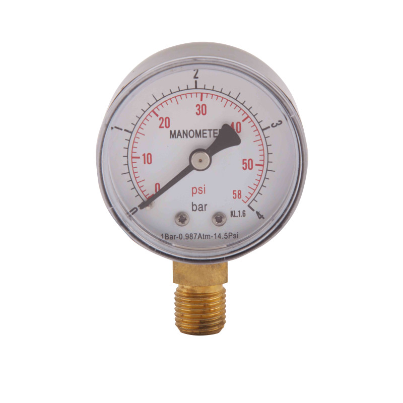 Манометр ниж. подкл.1/4 Ø50мм 4 бар. SD