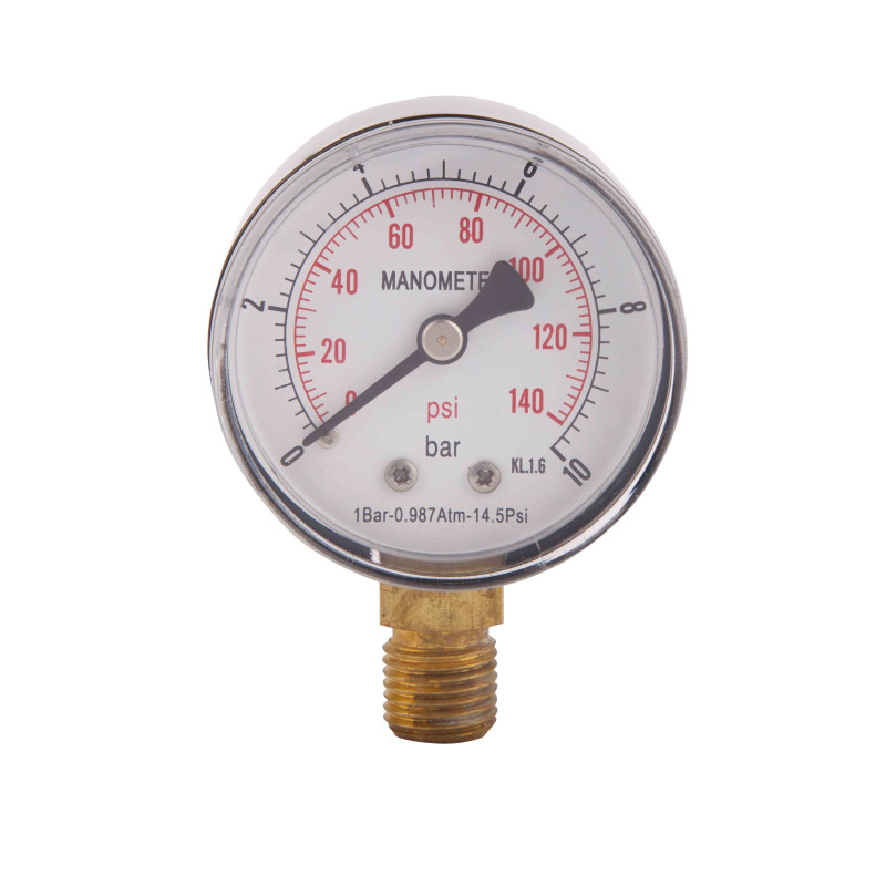 Манометр ниж. подкл.1/4 Ø50мм 10 бар. SD