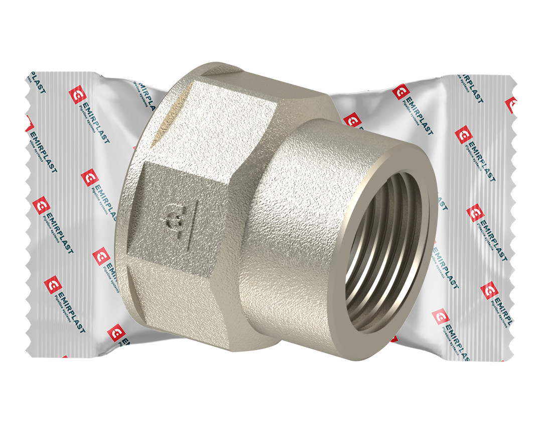 Муфта переходная 3/4- 1/2 (1/100) ТМ Emirplast