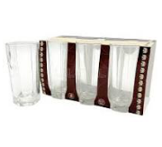 Набор стаканов 280мл 6ед. (03с863) высокий Стиль б/дек.