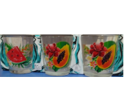 Набор стаканов 250мл 6ед. (05с1249) Ода, Тропические фрукты