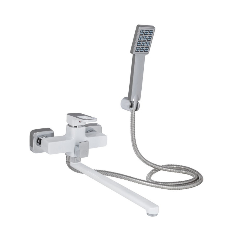 Смеситель одноручный, Цинк, для ванны длинный (Wawel 005) ТМ Lidz