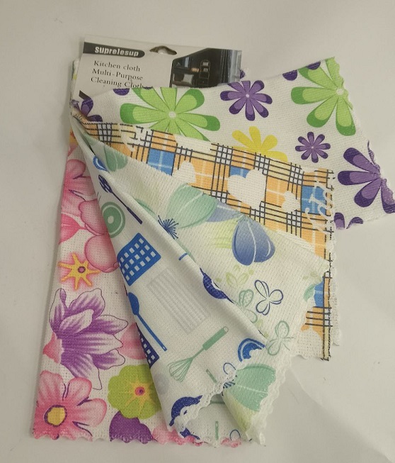 Набор салфеток кухонных м/ф. 5ед 30х30 СТ-7