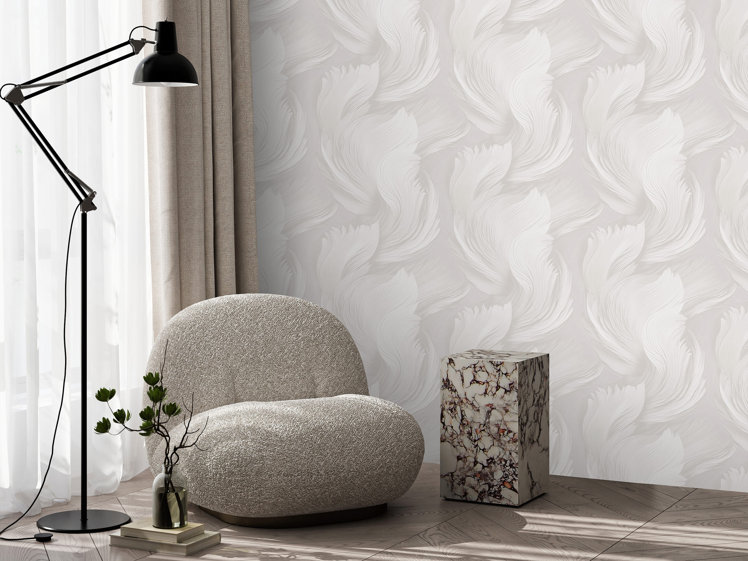 Обои Victoria Stenova Well 589432 виниловые обои на флизелиновой основе, 1,06*10,05 м