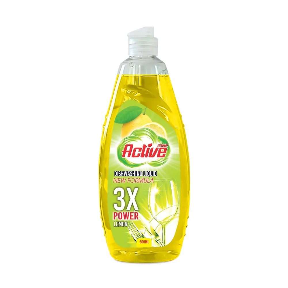 Средство д/мытья посуды лимон 500мл HOME AKTIVE DISHWASHING LIQUID