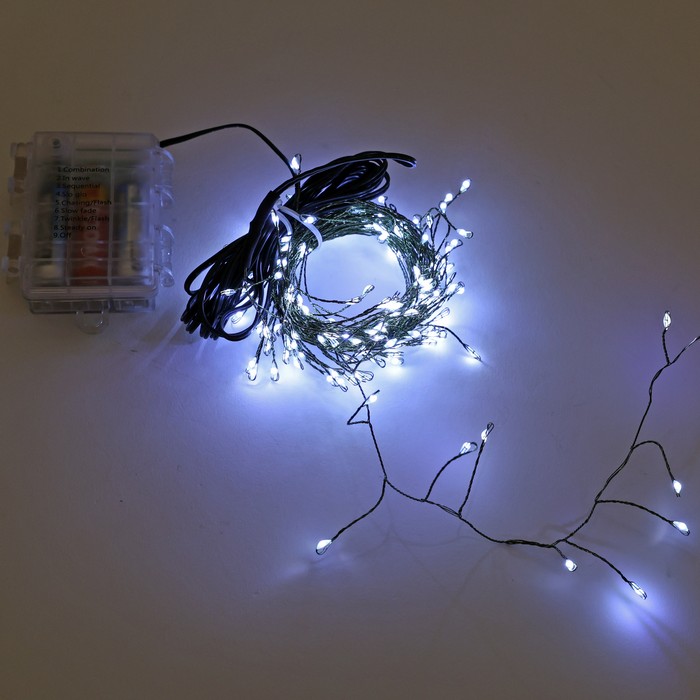 Гирлянда светодиодная - свет белый, 5м (6361-366W)ТМ Global Christmas