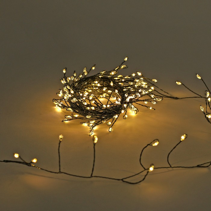 Гирлянда светодиодная - свет тёплый, 5м (6361-366WW) ТМ Global Christmas