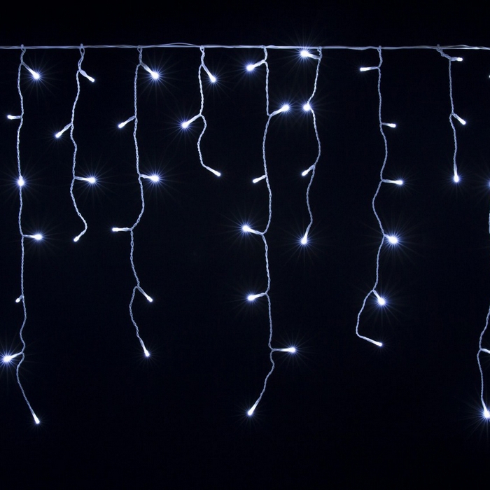 Гирлянда светодиодная - сосулька, свет тёплый, 3x1м (6361-350W) ТМ Global Christmas