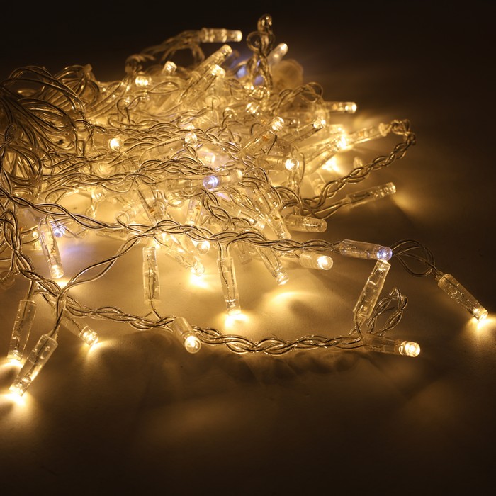 Гирлянда светодиодная - штора, свет теплый, 3м х 1м (6361-387WW) ТМ Global Christmas