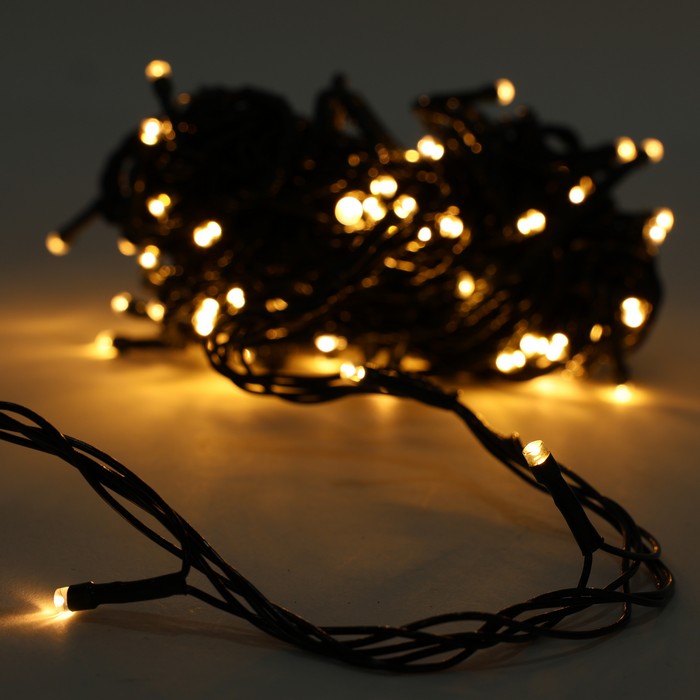 Гирлянда светодиодная - нить, свет теплый, 9м (6361-378WW) ТМ Global Christmas