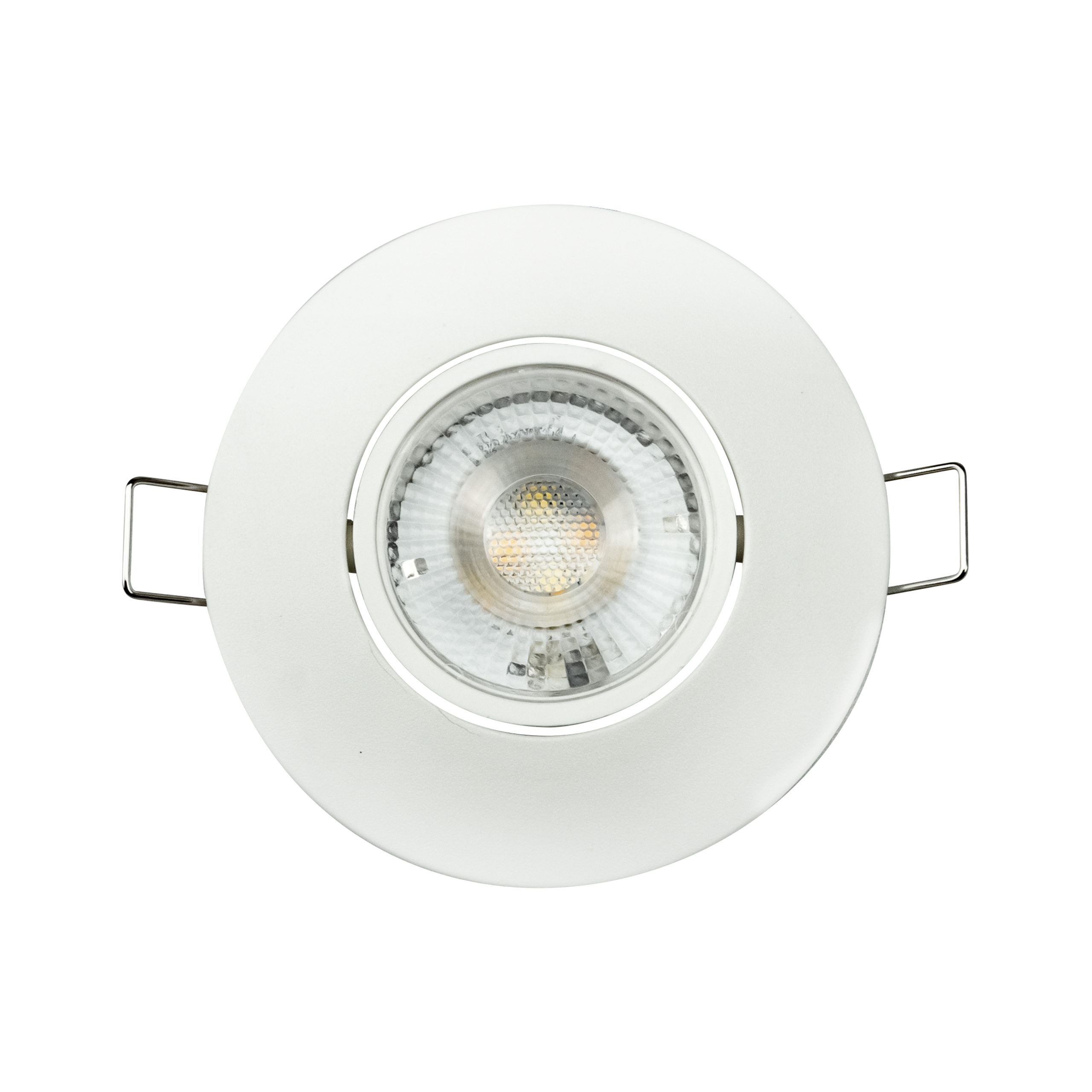 Светильник встроенный LED NORA PRO-5W 3CCT 3000K-6500K 450Lm 170-265V d-70мм белый кругл./100