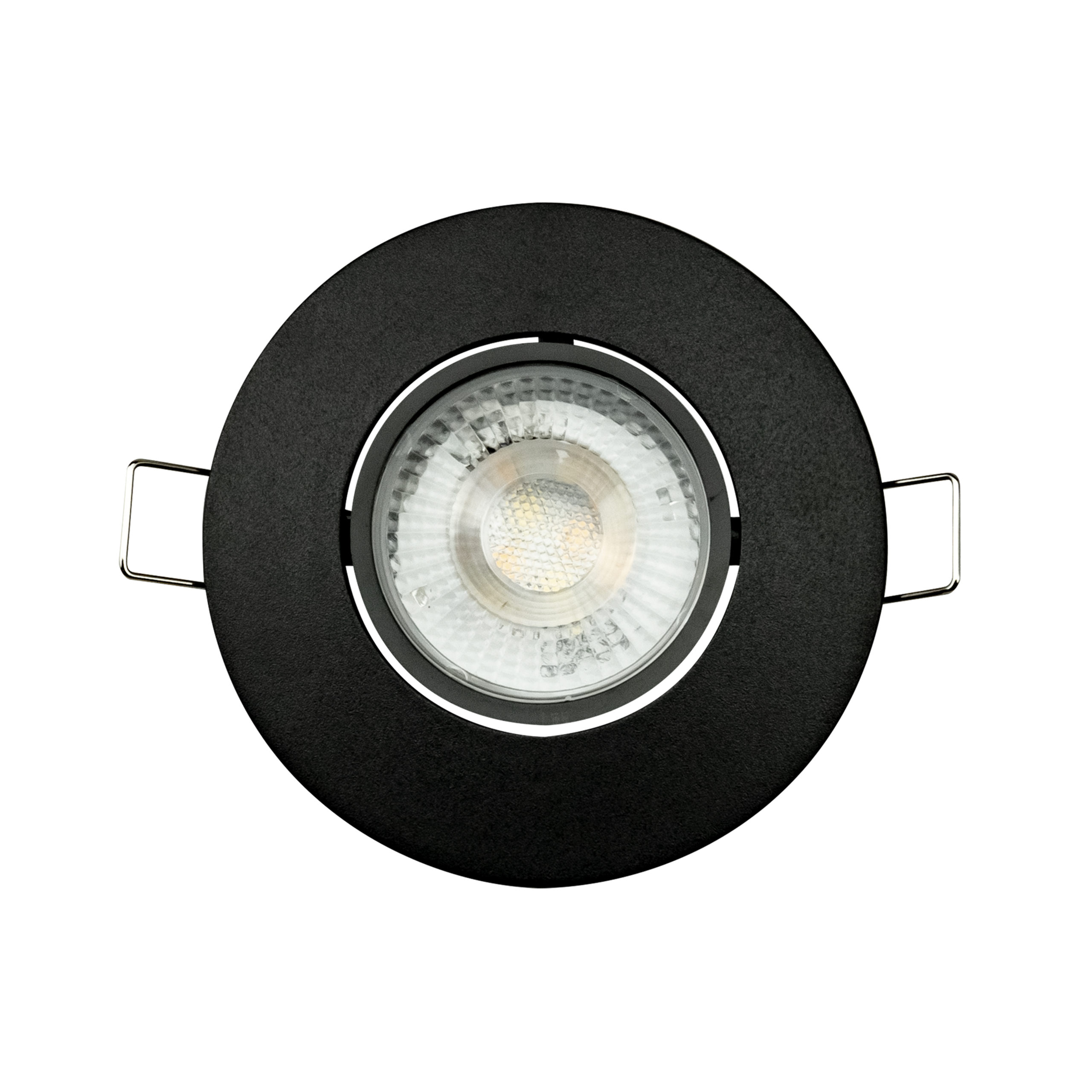 Светильник встроенный LED NORA PRO-5W 3CCT 3000K-6500K 450Lm 170-265V d-70мм чёрный кругл./100