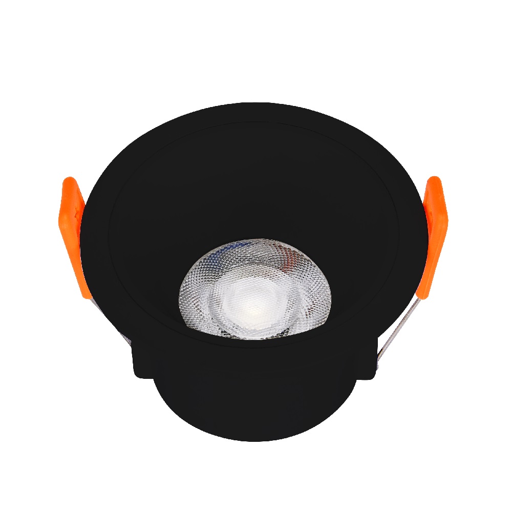 Светильник встроенный LED AMARA-6W 6400K 480Lm 220-240V 70мм чёрный круг/100