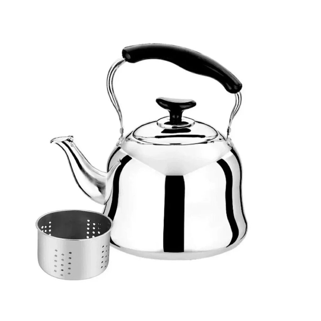 Чайник нерж. 1,5л пл.руч. с ситечком 4-11-1,5