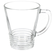 Кружка стеклянная AURA Уника 300мл б/дек.