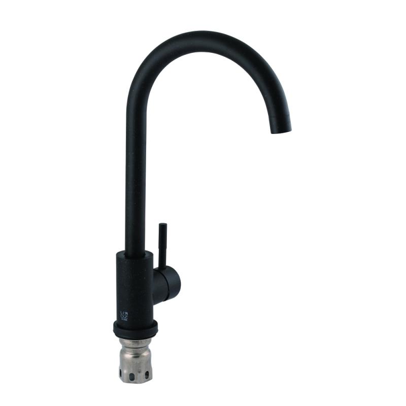 Смеситель одноручный, НС, для кухни Black (1232015F-8) ТМ Lidz