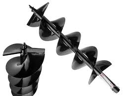 Шнек буровой (бур) на бензобур 200 х 800 мм