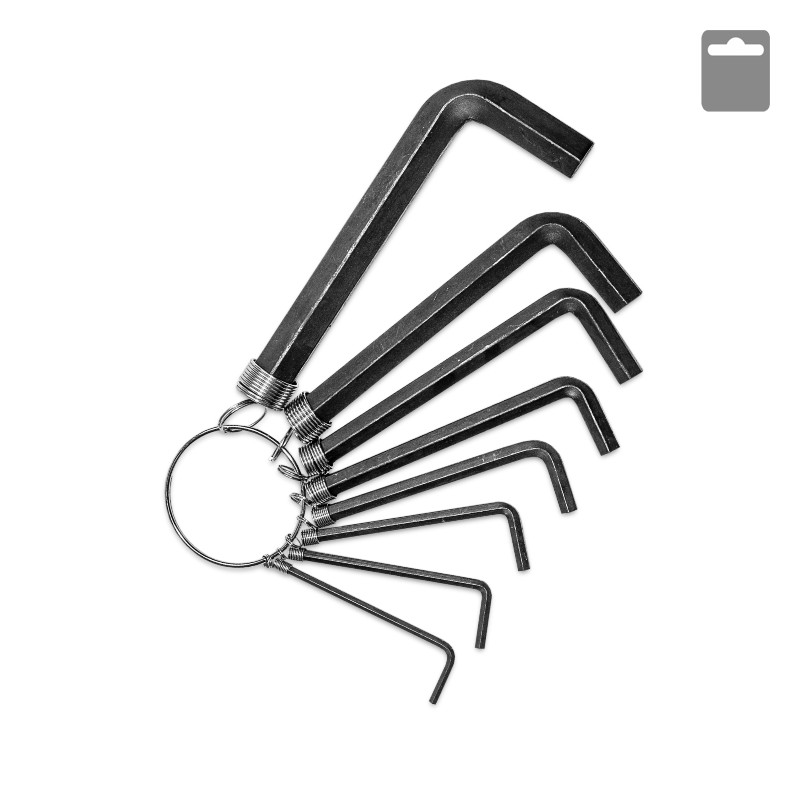 Набор шестигранных ключей из 8 штук (2-10 мм) MAAN