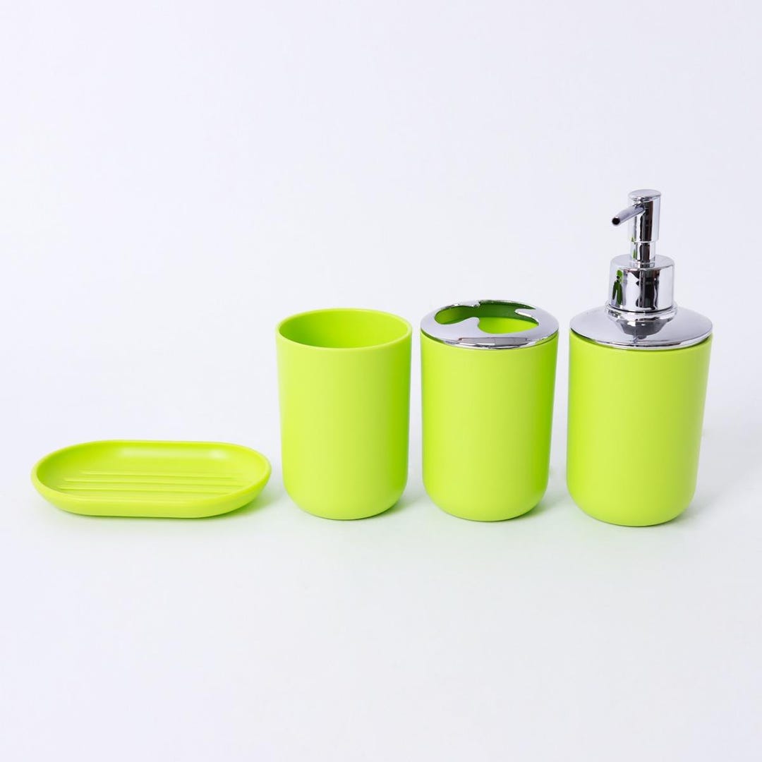 Набор для ванной 4ед Салатовый