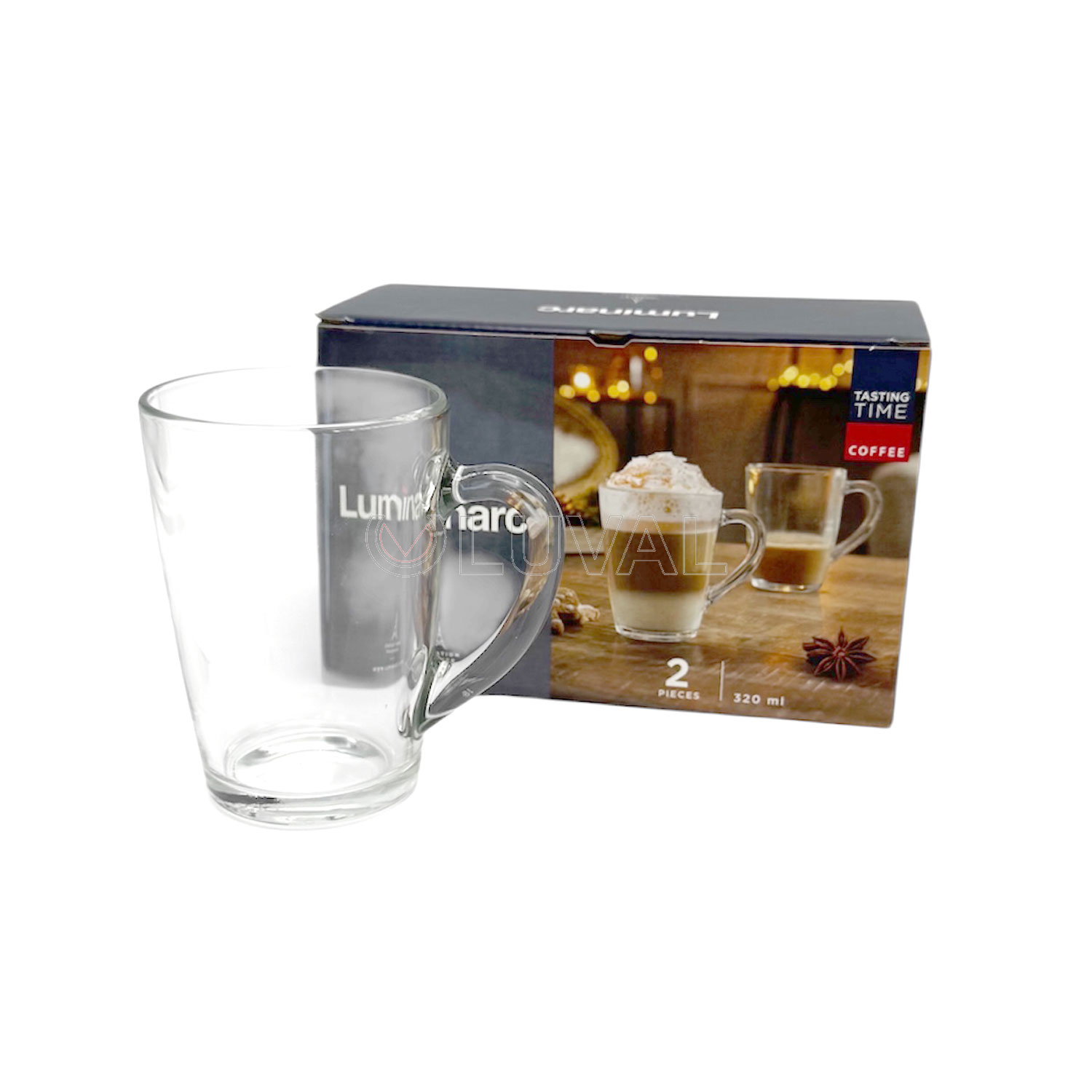 Набор кружек 2ед 320мл Время дегустаций кофе