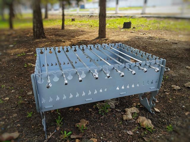 Мангал Комппакт с шампурами 10 шт.