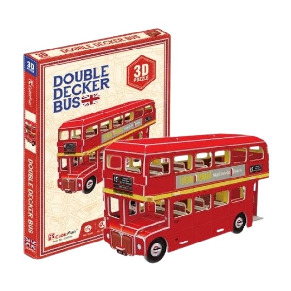 Пазл 3D Английский двухэтажный автобус (66 эл.)