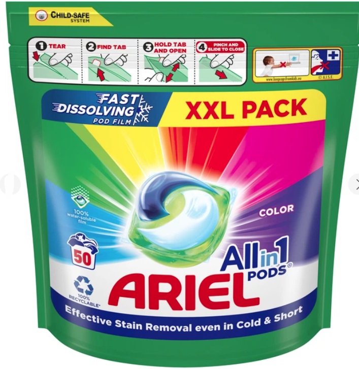 Капсулы д/ст.ARIEL Alin1 col50