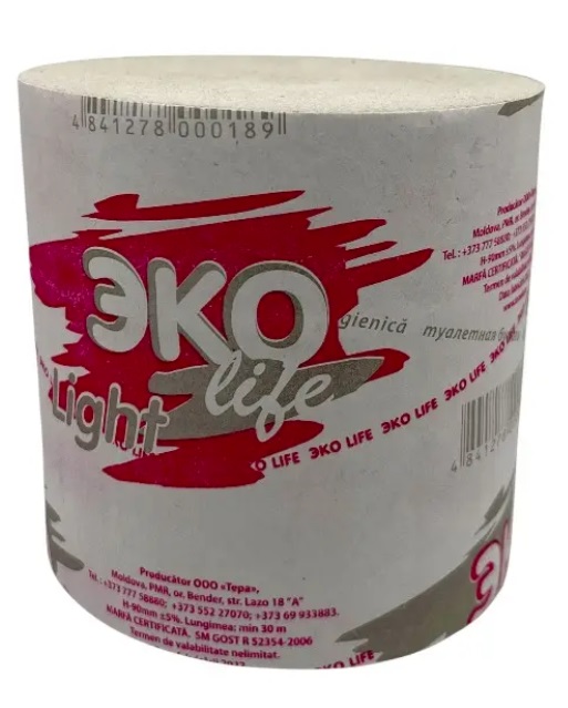 Бумага туал.ЭКО ЛАЙФ СУП100вт